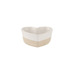 Mason Cash Rustic Charm Heart Baking Dish, 5.5" 375ml Mini Stoneware Oven Dish