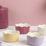 Mason Cash In The Meadow Ramekins with Embossed Floral Design, Set of 4