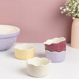 Mason Cash In The Meadow Ramekins with Embossed Floral Design, Set of 4