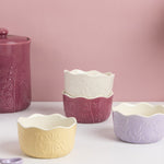 Mason Cash In The Meadow Ramekins with Embossed Floral Design, Set of 4