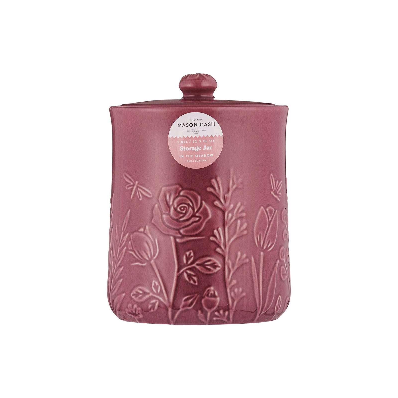 Mason Cash In The Meadow Medium Storage Crock, 7" x 5"
