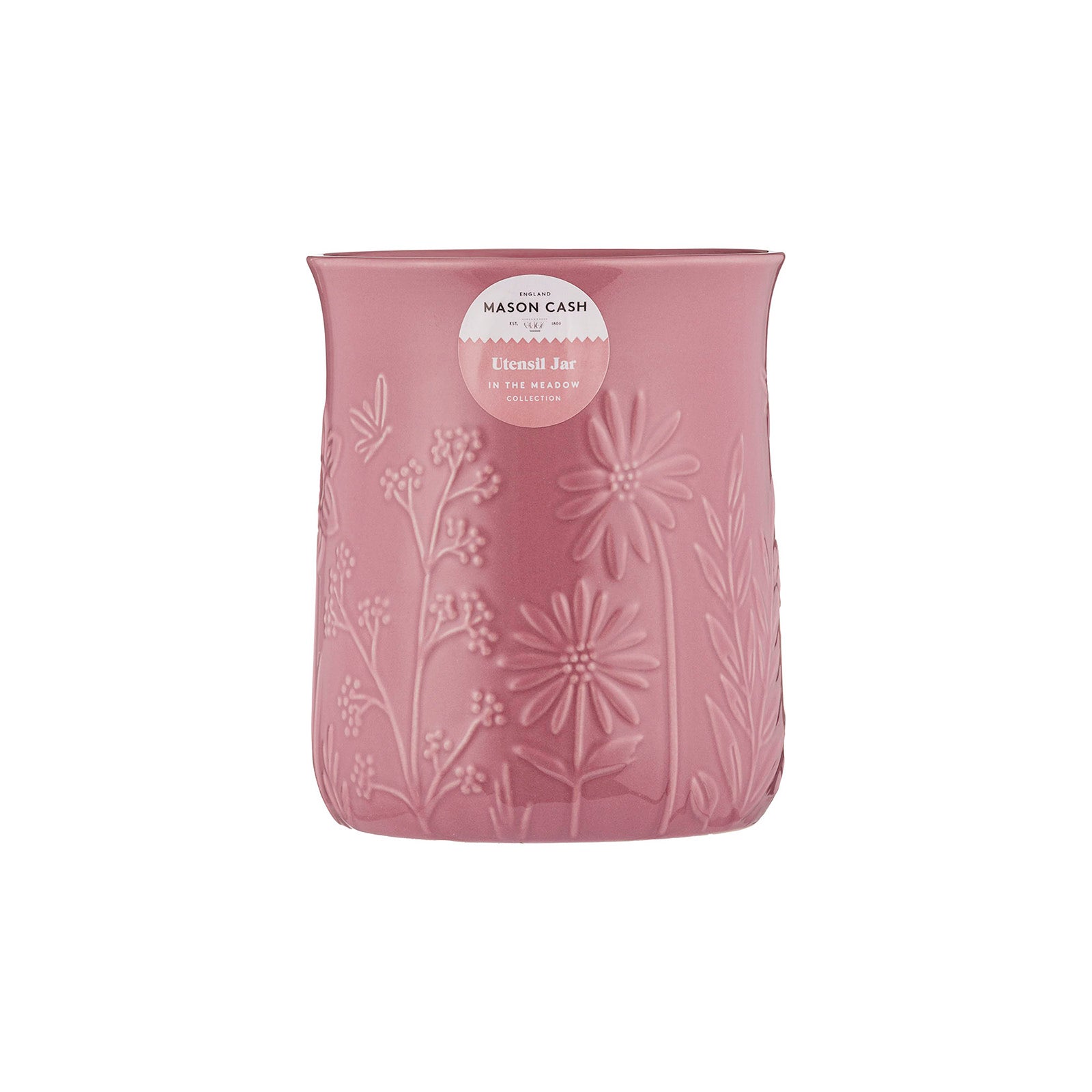 Mason Cash In The Meadow Utensil Crock, 6" x 5"