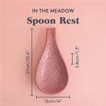 Mason Cash In The Meadow Stoneware Spoon Rest with Embossed Floral Design