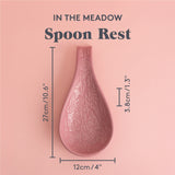 Mason Cash In The Meadow Stoneware Spoon Rest with Embossed Floral Design