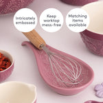 Mason Cash In The Meadow Stoneware Spoon Rest with Embossed Floral Design