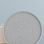 Mason Cash Home to Roost Round Platter, 12-Inch