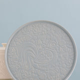 Mason Cash Home to Roost Round Platter, 12-Inch