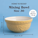 Mason Cash Home to Roost Size 30 Mixing Bowl, 1.15 Quart