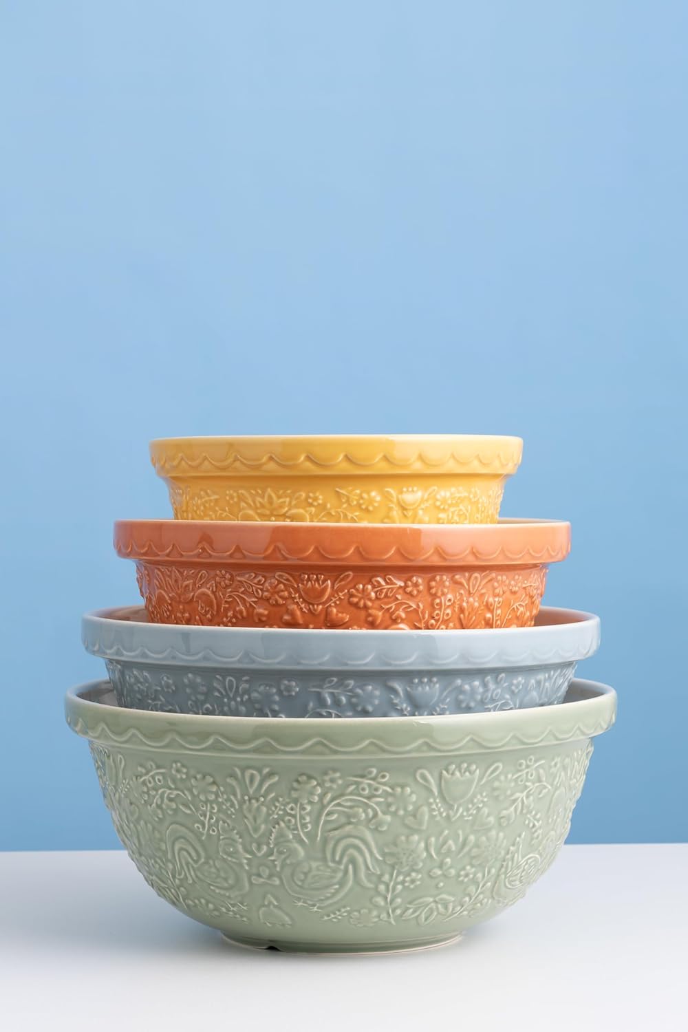 Mason Cash Home to Roost Size 30 Mixing Bowl, 1.15 Quart