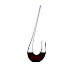 Riedel Winewings Decanter, Handmade Crystal Wine Decanter, Purple Stripe