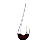 Riedel Winewings Decanter, Handmade Crystal Wine Decanter, Purple Stripe