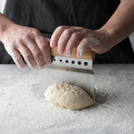 Mason Cash Innovative Kitchen Bench Scraper, 4-in-1 Dough Cutter with Herb Stripper