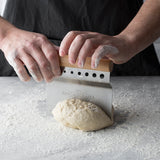 Mason Cash Innovative Kitchen Bench Scraper, 4-in-1 Dough Cutter with Herb Stripper