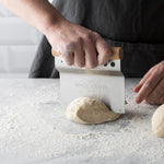 Mason Cash Innovative Kitchen Bench Scraper, 4-in-1 Dough Cutter with Herb Stripper