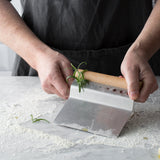 Mason Cash Innovative Kitchen Bench Scraper, 4-in-1 Dough Cutter with Herb Stripper