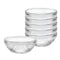 Duralex Made In France Lys Stackable Glass Bowl, Set of 6, 4-ounce, 3.5-Inch