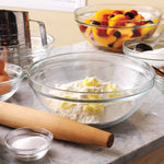 Duralex Made In France Lys Stackable Glass Bowl, Set of 6, 10-ounce, 4.75-Inch