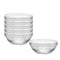 Duralex Made In France Lys Stackable Glass Bowl, Set of 6, 10-ounce, 4.75-Inch