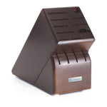 Wusthof 15-Slot Knife Storage Block, Walnut