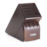 Wusthof 15-Slot Knife Storage Block, Walnut