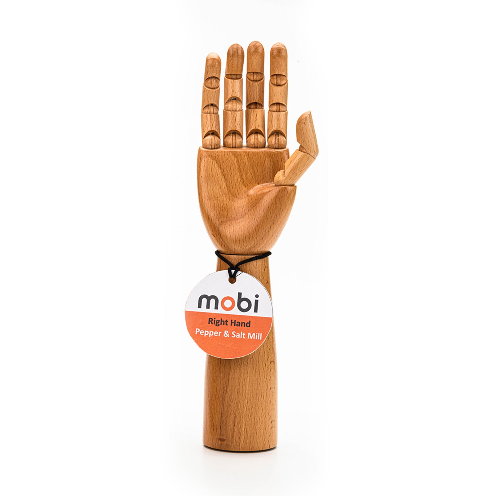 Mobi Handy Hand Shaped Salt and Pepper Mill, Right Hand