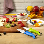 Kuhn Rikon Kinder Kitchen Essential Knife Set, Blue/Green