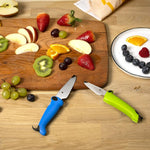 Kuhn Rikon Kinder Kitchen Essential Knife Set, Blue/Green