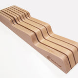 Wusthof 7-Slot In-Drawer Knife Storage Tray Block, Beechwood