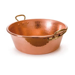 Mauviel M'Passion 9.5 Qt. Hammered Jam Pan, Bronze Handle