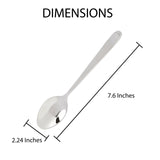 Fino Demi Spoon Set, 18/10 Stainless Steel, Set of 4