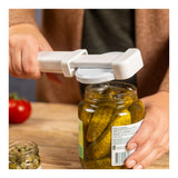 Kuhn Rikon Compact Jar Opener, Easy Grip Adjustable Lid Remover for All Jar Sizes, Ergonomic & Arthritis-Friendly