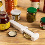 Kuhn Rikon Compact Jar Opener, Easy Grip Adjustable Lid Remover for All Jar Sizes, Ergonomic & Arthritis-Friendly