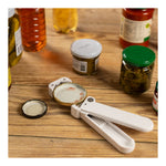 Kuhn Rikon Compact Jar Opener, Easy Grip Adjustable Lid Remover for All Jar Sizes, Ergonomic & Arthritis-Friendly