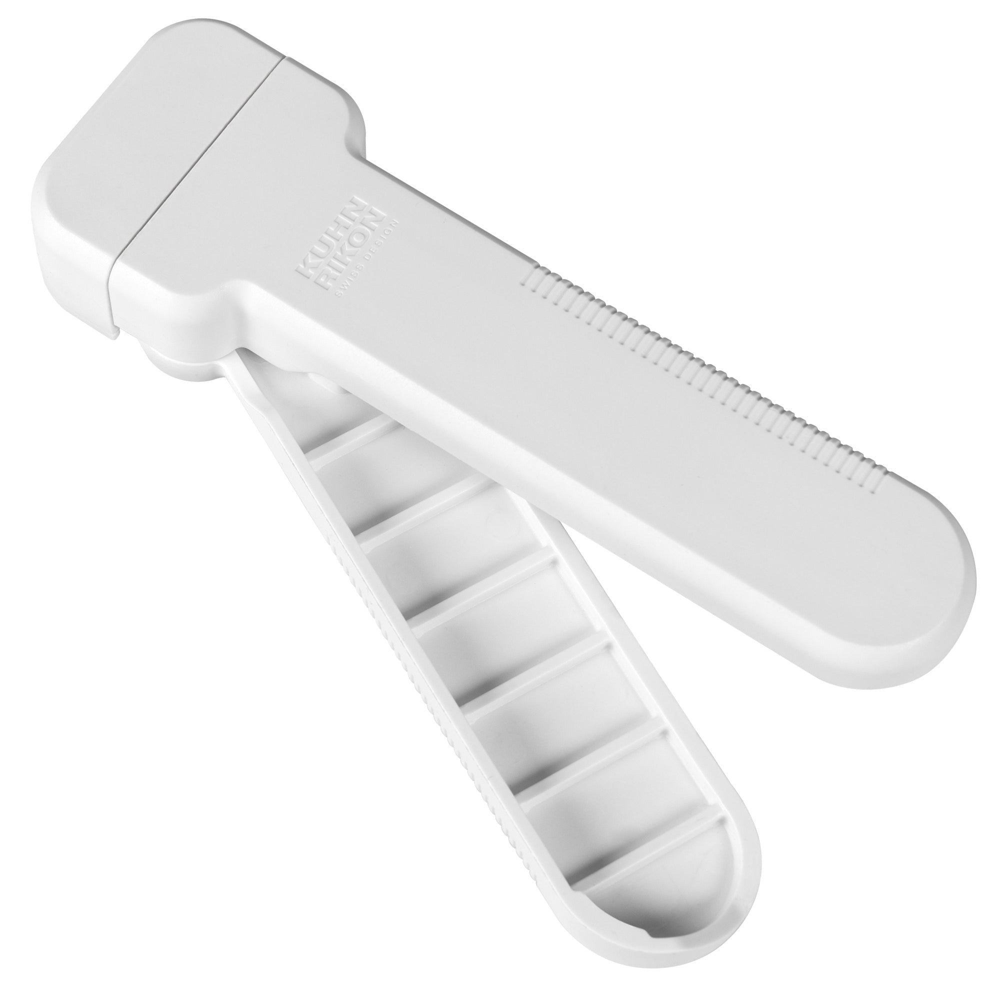 Kuhn Rikon Compact Jar Opener, Easy Grip Adjustable Lid Remover for All Jar Sizes, Ergonomic & Arthritis-Friendly