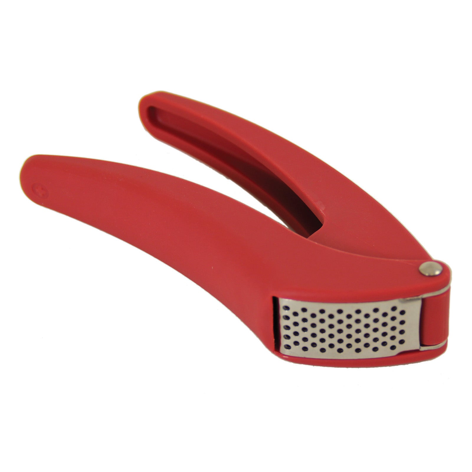 Kuhn Rikon 7-Inch Easy-Clean Garlic Press, Red
