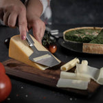 Kuhn Rikon Essential Cheese Slicer, Stainless Steel Blade for Hard & Semi-Hard Cheeses