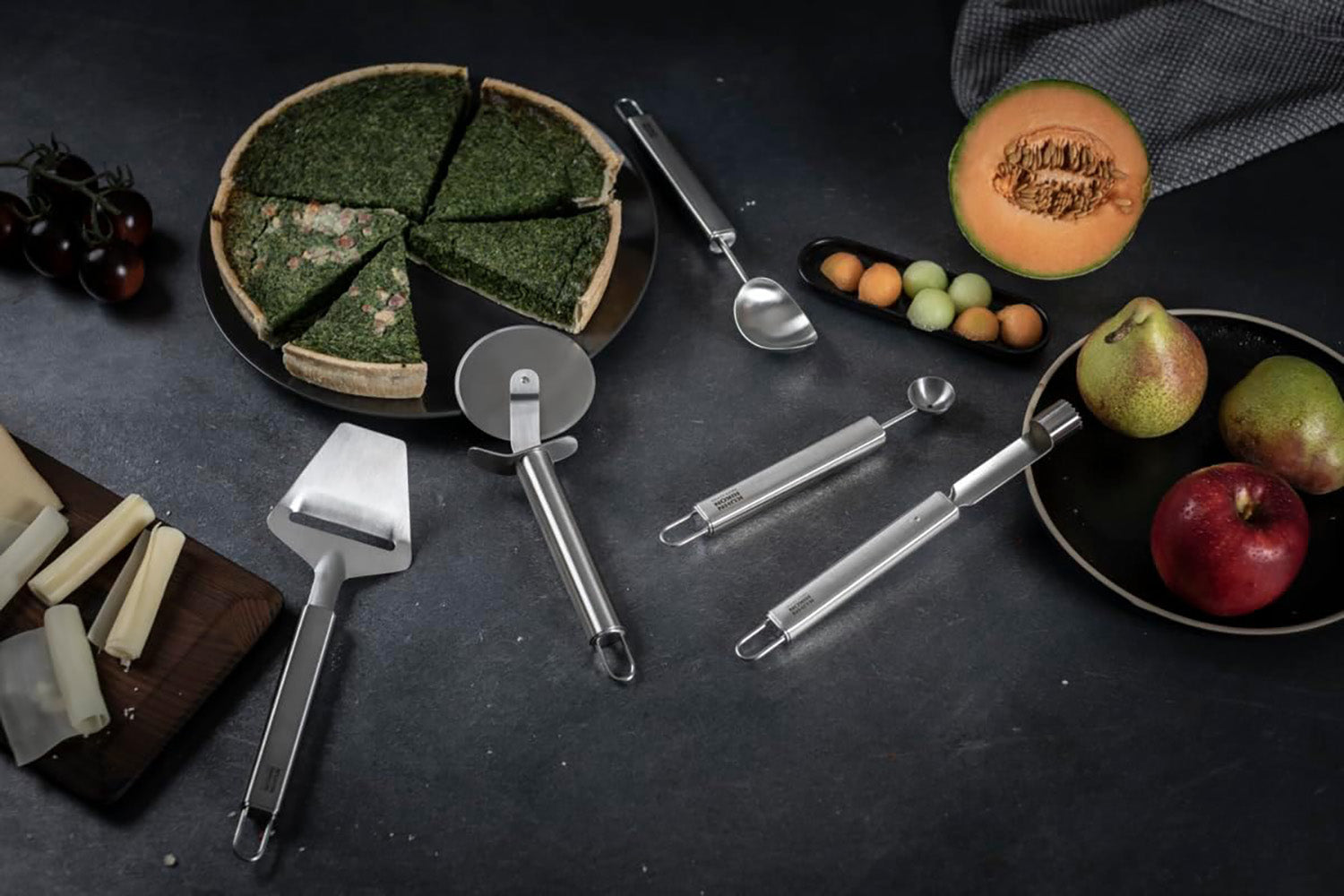 Kuhn Rikon Essential Cheese Slicer, Stainless Steel Blade for Hard & Semi-Hard Cheeses