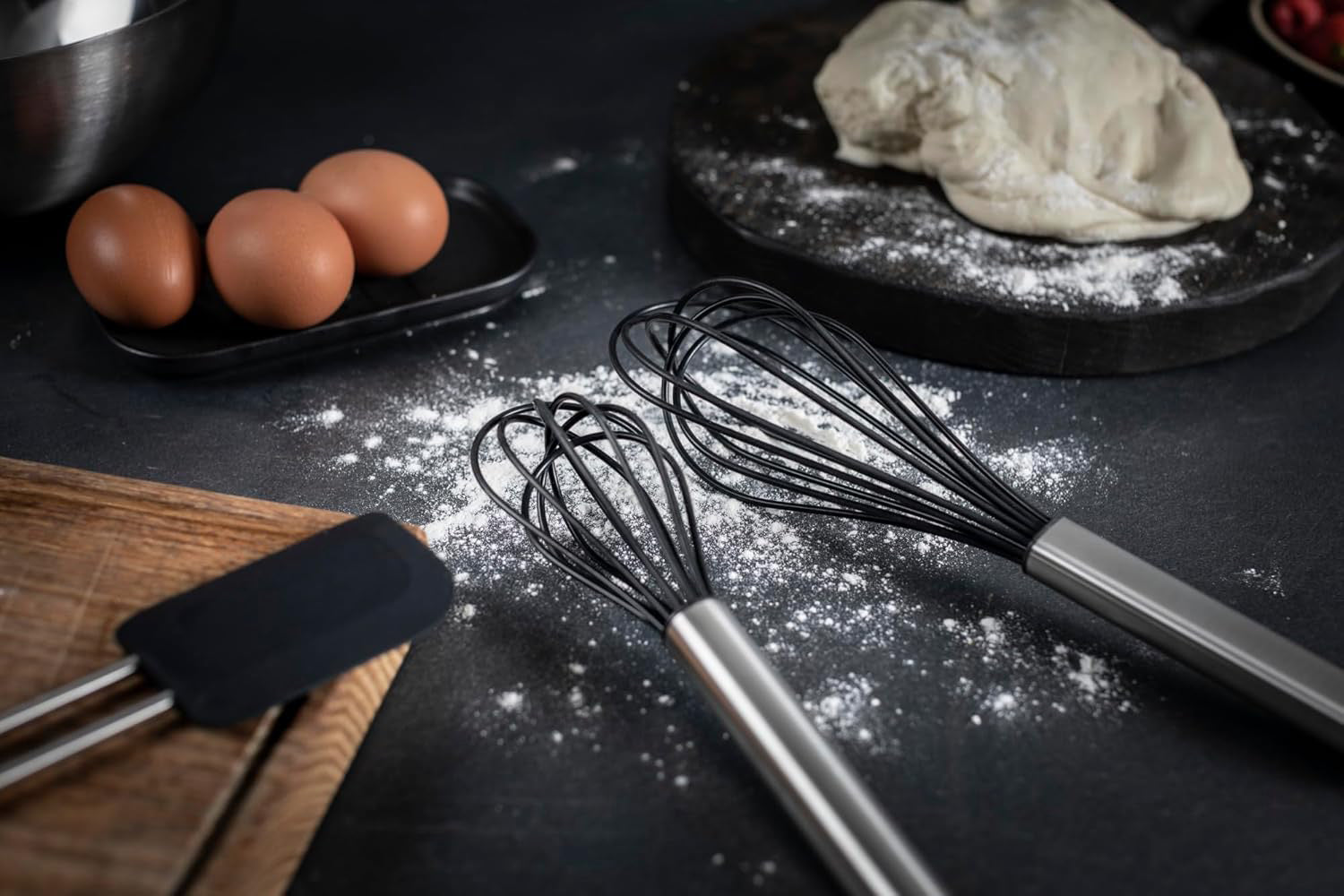 Kuhn Rikon Essential Scraper Spatula with Flexible Silicone Blade
