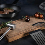 Kuhn Rikon Essential Meat Tenderizer, Dual-Sided Stainless Steel Head