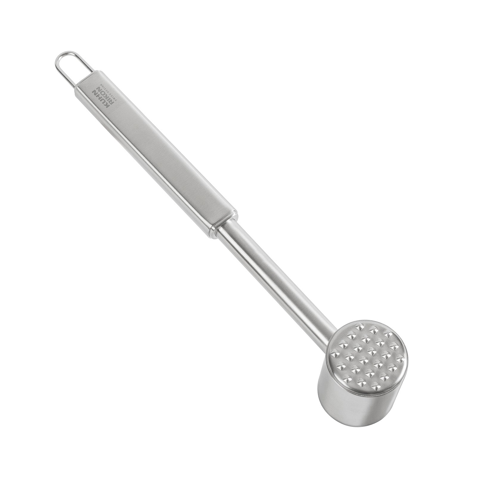Kuhn Rikon Essential Meat Tenderizer, Dual-Sided Stainless Steel Head