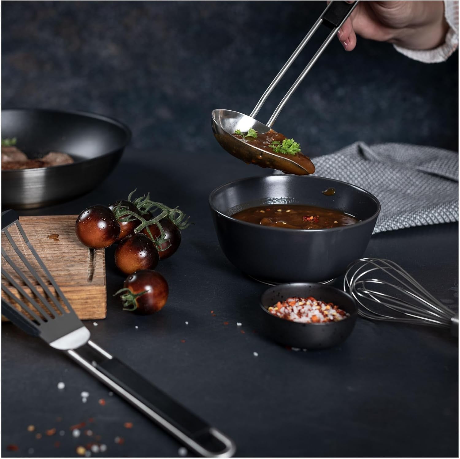 Kuhn Rikon Essential Serving Spoon, Stainless Steel