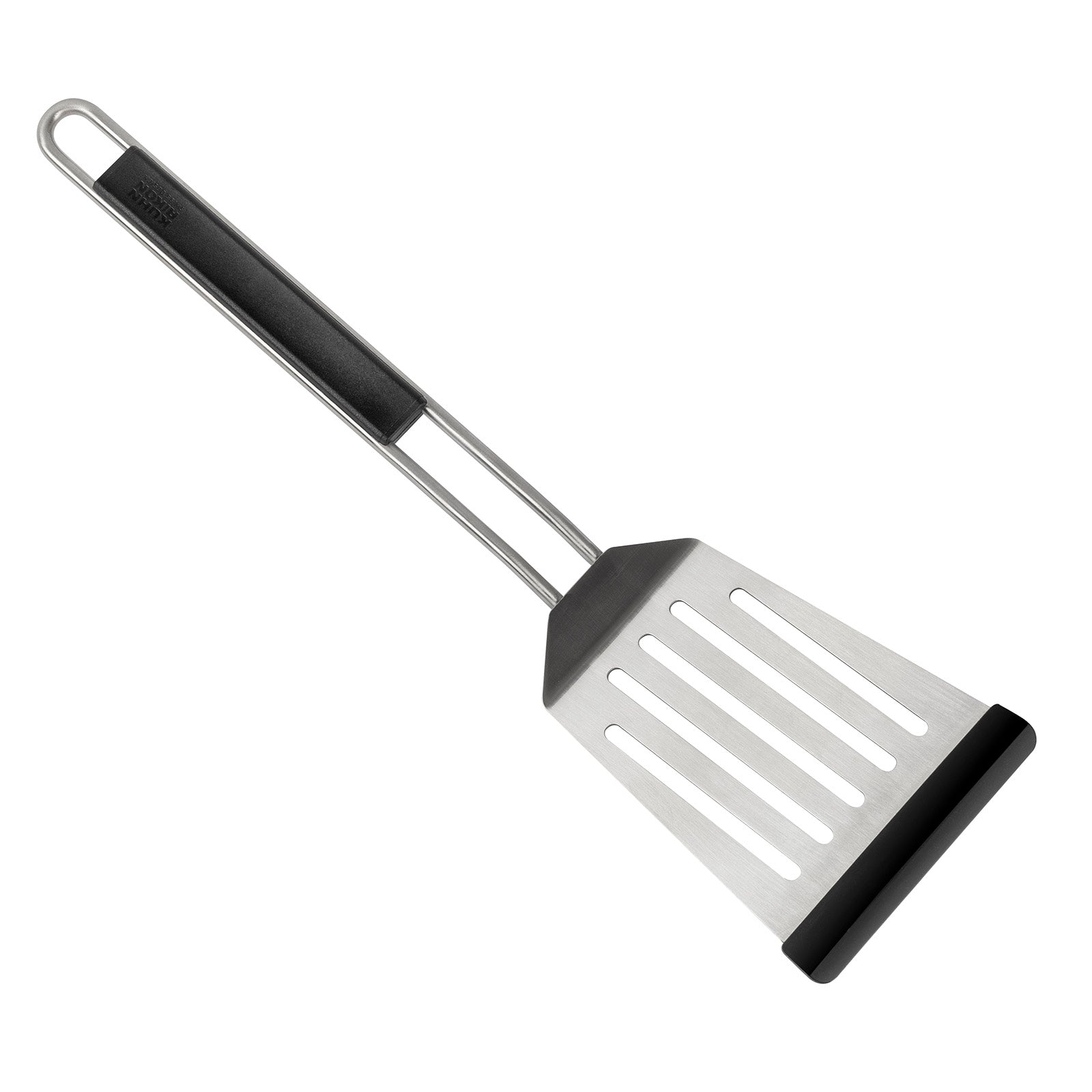 Kuhn Rikon Essential Softedge Thin Turner Spatula with Stainless Steel Blade, Non-Stick Safe Silicone Edge