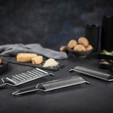 Kuhn Rikon Essential Fine Grater with Ultra-Sharp Stainless Steel Blade for Cheese, Citrus Zest, & Spices