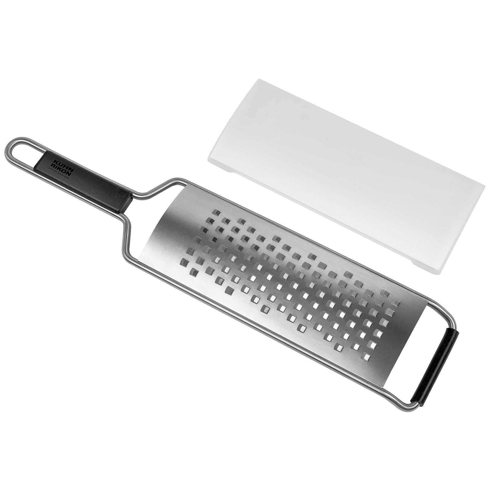 Kuhn Rikon Essential Medium Grater with Ultra-Sharp Stainless Steel Blade for Cheese, Vegetables & Fruit