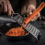 Kuhn Rikon Essential Coarse Grater with Ultra-Sharp Stainless Steel Blade for Vegetables, Cheese & Potatoes