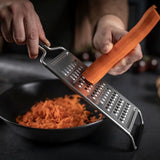Kuhn Rikon Essential Coarse Grater with Ultra-Sharp Stainless Steel Blade for Vegetables, Cheese & Potatoes