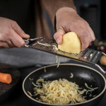 Kuhn Rikon Essential Coarse Grater with Ultra-Sharp Stainless Steel Blade for Vegetables, Cheese & Potatoes