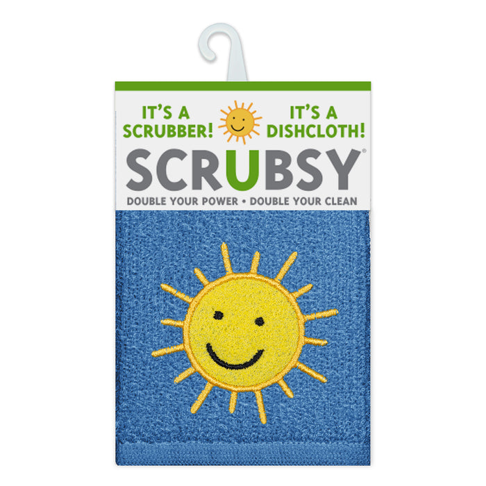 MU Kitchen Scrubsy Dishcloth and Scrubber, Set of 2, Sunshine
