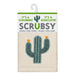 MU Kitchen Scrubsy Dish Cloth and Scrubber, Set of 2, Cactus