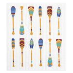 MU Kitchen Sponge Cloth, Set of 2 Dish Cloths, Oars & Paddles